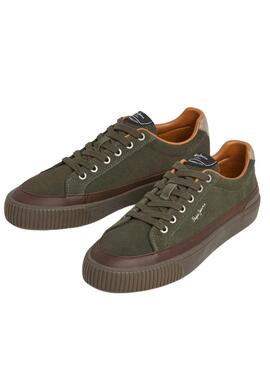 Zapatillas Pepe Jeans Ben Evolution verde para hombre