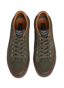 Zapatillas Pepe Jeans Ben Evolution verde para hombre