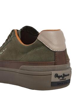Zapatillas Pepe Jeans Ben Evolution verde para hombre