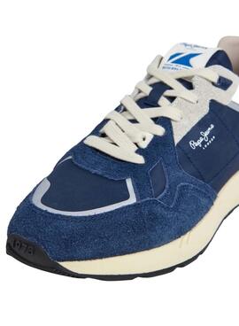 Zapatillas Pepe Jeans Marlon Vibe azul para hombre