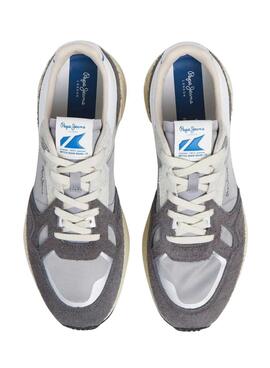 Zapatillas Pepe Jeans Marlon Vibe gris para hombre