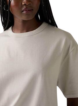 Camiseta Levis Tabor gris para mujer