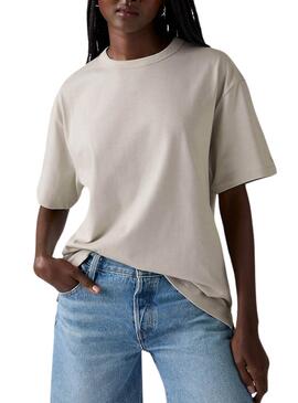 Camiseta Levis Tabor gris para mujer