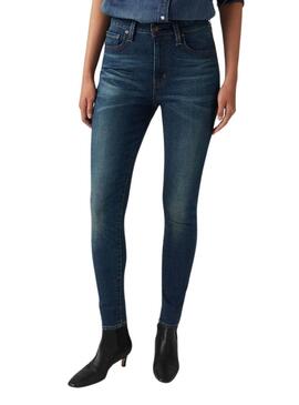 Pantalón Vaquero Levis 721 Skinny High Rise Miles azul para mujer