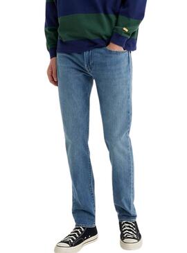 Pantalón vaquero Levis 502 Taper Hold azul para hombre