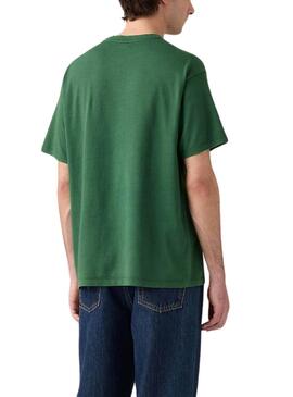 Camiseta Levis Vintage Fit Graphic verde para hombre