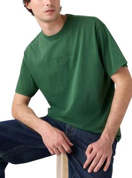 Camiseta Levis Vintage Fit Graphic verde para hombre