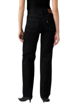 Pantalón vaquero Levis 501 90S Rinsed negro para mujer