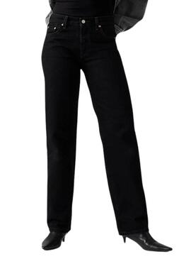 Pantalón vaquero Levis 501 90S Rinsed negro para mujer