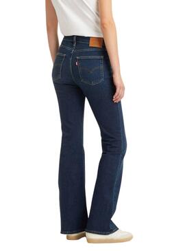 Pantalón vaquero Levis 726 cintura alta Flare azul para mujer