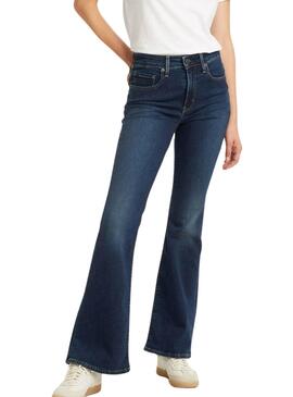 Pantalón vaquero Levis 726 cintura alta Flare azul para mujer