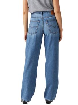 Pantalón vaquero Levis Baggy Dad azul para mujer
