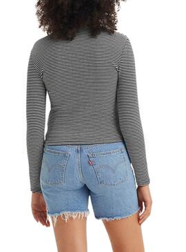 Camiseta Levis Muse estampado de rayas para mujer