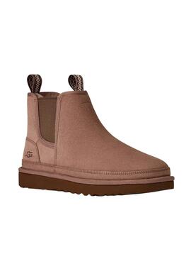 Botines UGG Neumel marrón chelsea para hombre