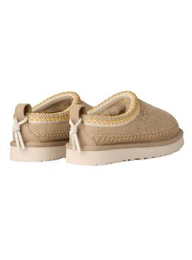 Zuecos UGG Tasman Biarritz beige para mujer