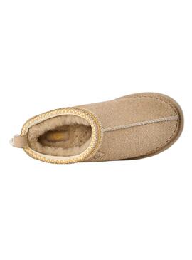 Zuecos UGG Tasman Biarritz beige para mujer