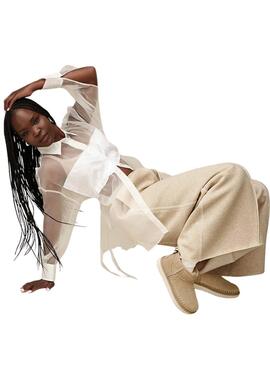 Botas UGG Classic Ultra Mini Biarritz beige para mujer