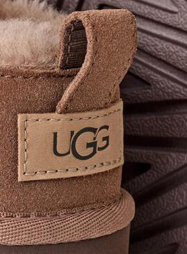 Botas UGG Classic Micro marrón para mujer