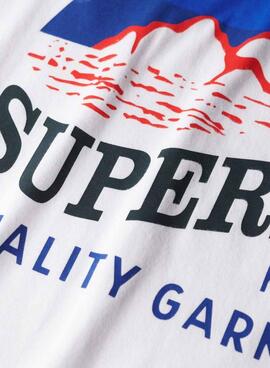 Camiseta Superdry Great Outdoors blanco para hombre