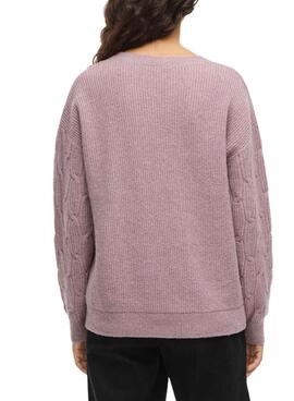 Jersey Vila Vilassia malva para mujer