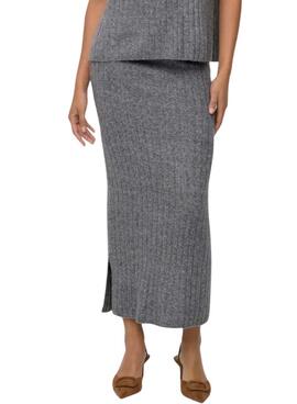 Falda Only Jeanett gris para mujer