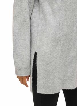 Jersey Vila Vilassia gris para mujer