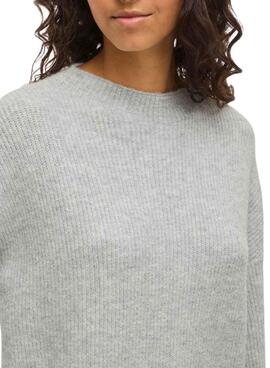 Jersey Vila Vilassia gris para mujer