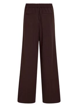 Pantalón Vila Vivarone marrón para mujer