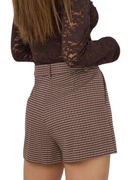 Skort Only Lettie marrón para mujer