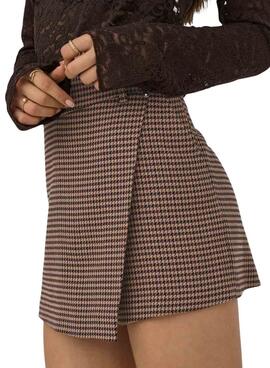 Skort Only Lettie marrón para mujer