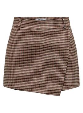 Skort Only Lettie marrón para mujer