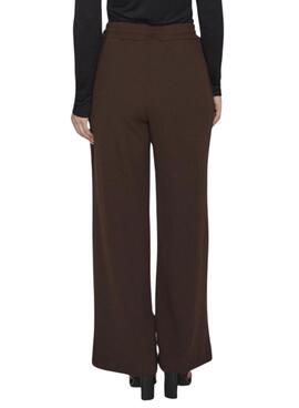 Pantalón Vila Viclua marrón para mujer