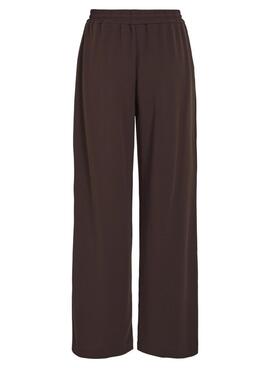 Pantalón Vila Viclua marrón para mujer