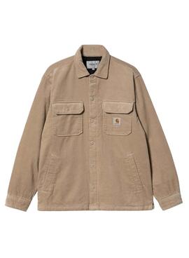 Chaqueta sobrecamisa Carhartt Whitsome beige para hombre