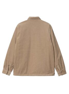Chaqueta sobrecamisa Carhartt Whitsome beige para hombre