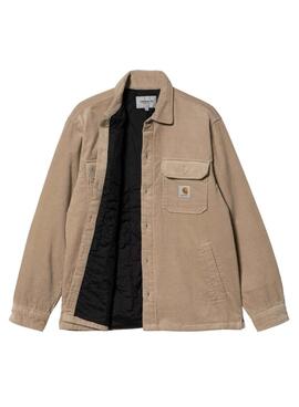 Chaqueta sobrecamisa Carhartt Whitsome beige para hombre