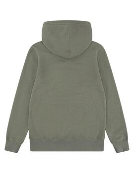 Sudadera Levis Mini Batwing verde para niño
