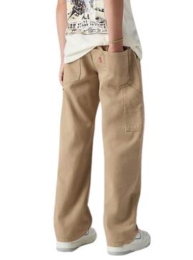 Pantalón Levis 555 Carpenter beige para niño