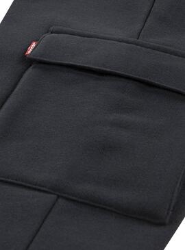 Jogger Levis cargo negro para niño