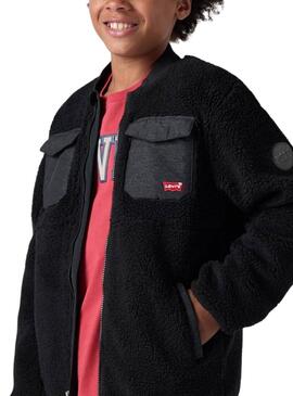 Chaqueta Levis Utility negro para niño