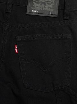 Pantalón Levis 555 Carpenter negro para niño