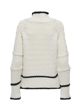 Jersey Only Harmony beige para mujer