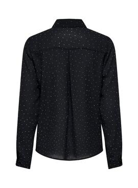 Camisa Only Zeke tachuelas negro para mujer