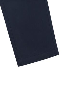 Pantalón chino Silbon Casual azul marino para hombre