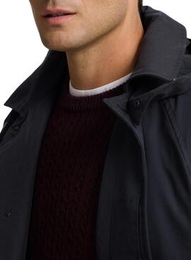 Gabardina Silbon azul marino para hombre