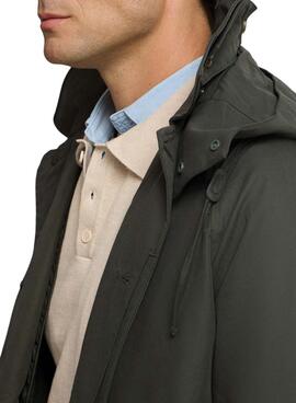 Gabardina Silbon verde para hombre