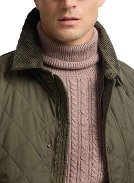 Cazadora Silbon Field clásica verde para hombre