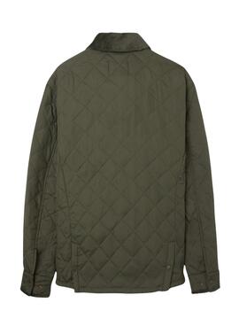 Cazadora Silbon Field clásica verde para hombre