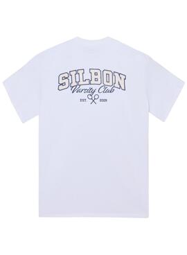 Camiseta Silbon Varsity club blanco para hombre