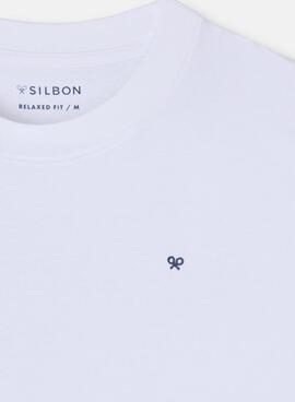 Camiseta Silbon Varsity club blanco para hombre